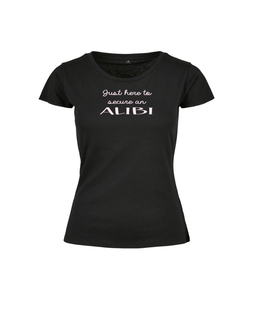Alibi T Shirt Front