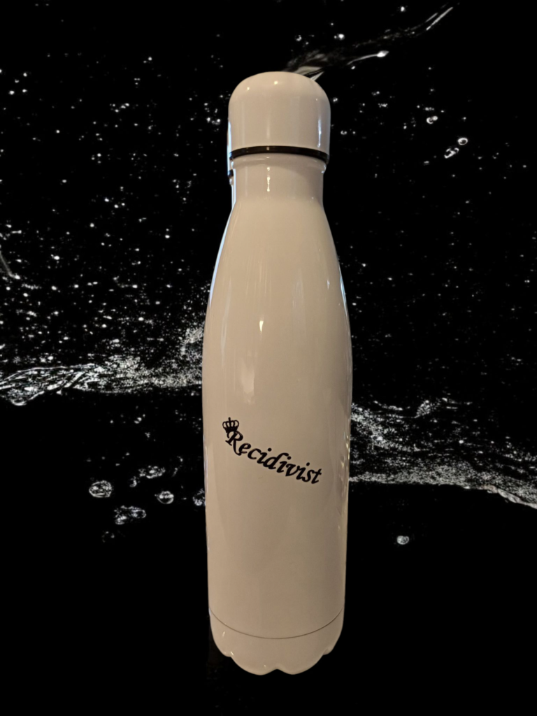 White water bottle with Brand Logo